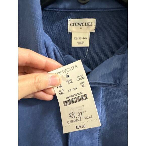 Crewcuts boys polo long sleeve sweater size XL‎ 12-14 - Picture 2 of 4